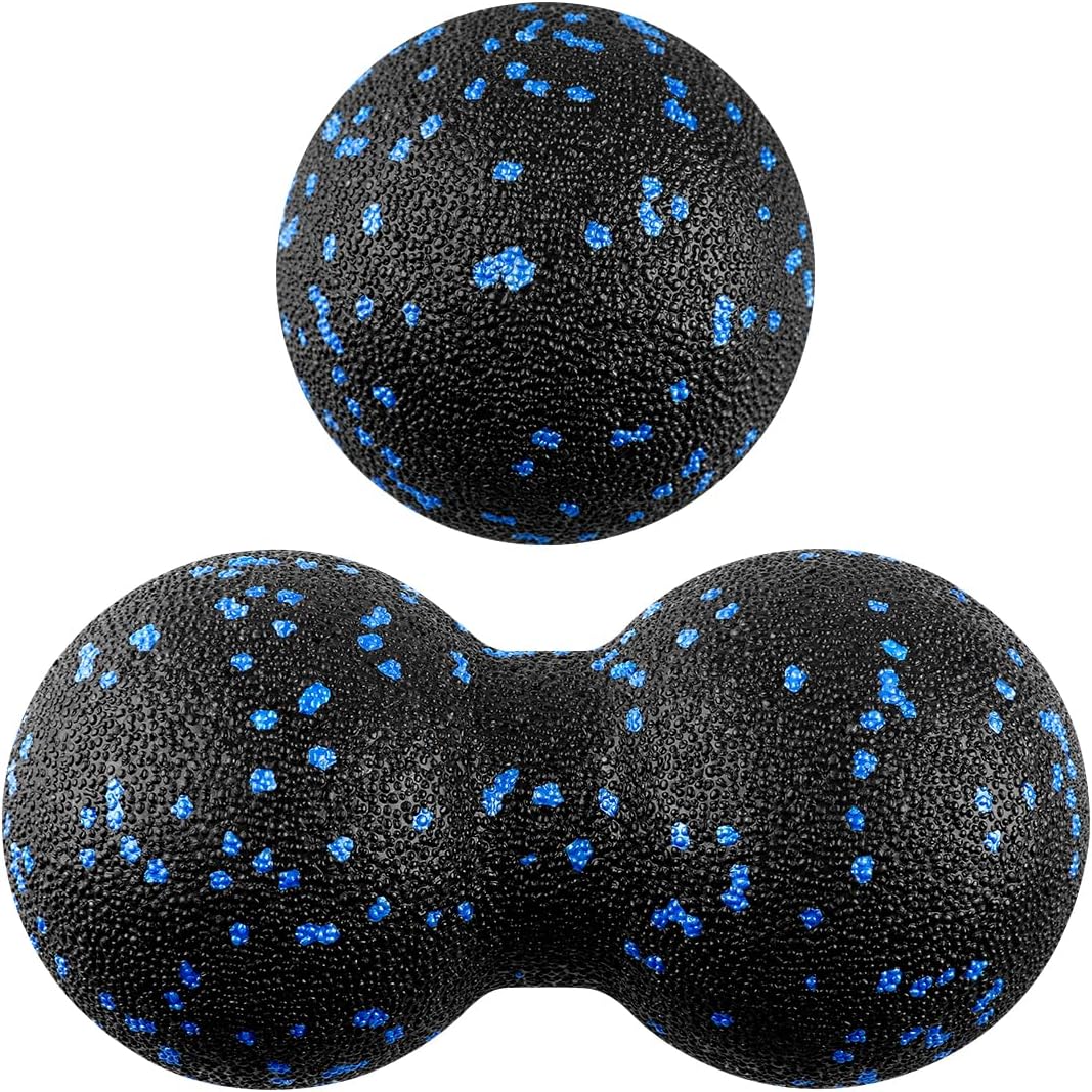 2pcs Peanut and Lacrosse Fascial Release Balls