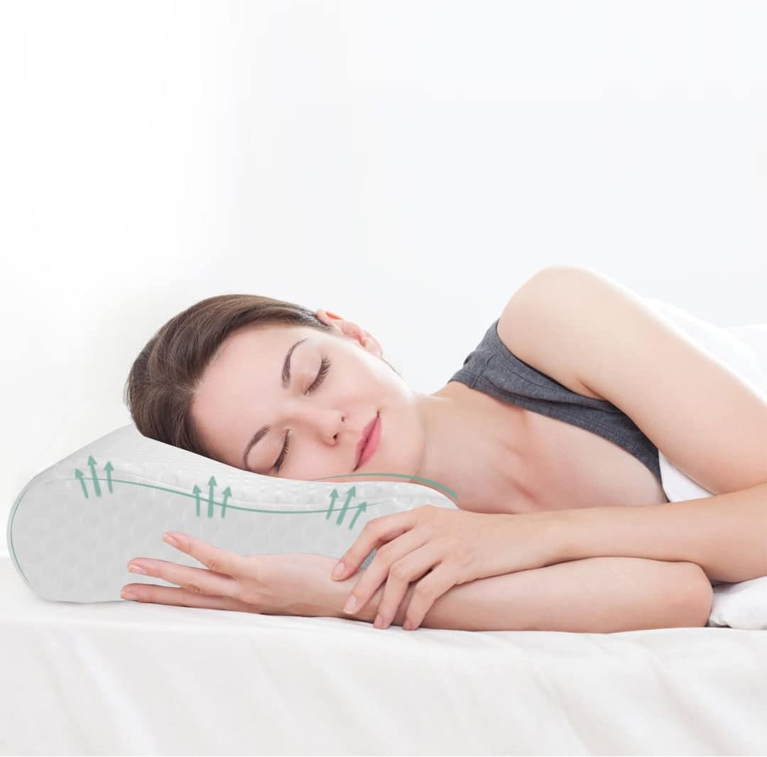 Memory Foam Neck Support Pillow, Side Sleepers